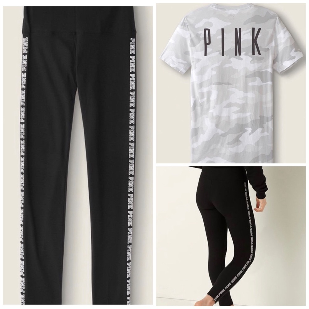 Vs pink leggings set